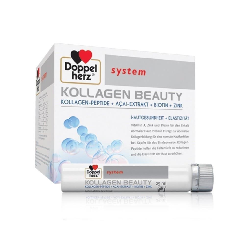 Doppelherz System Kollagen Beauty Liquid Supplement 30 Vials