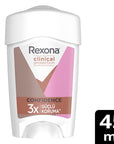 Rexona Clinical Protection Women's Deodorant Stick - 96 Hour Protection, Long-Lasting Antiperspirant for Active Women Rexona Clinical Women Deodorant Stick - 96hr Protection Women's Deodorant Stick, Long-lasting Antiperspirant, Clinical Protection Deodorant, Rexona Clinical Women Confidence, 96-hour Sweat Protection, Active Women, Busy Lifestyles, Confidence, Personal Hygiene, Sensitive Skin, Fresh Fragrance, Advanced Active Technology