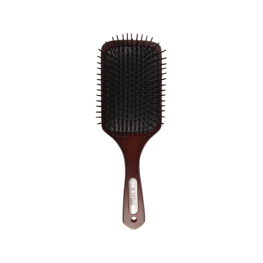 Trina Wooden Opening Brush - Eco-Friendly Manual Brush for Precise Application - Hair Accessories
