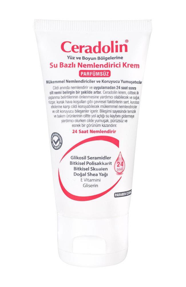 Ceradolin Fragrance-Free Moisturizing Cream for Dry, Sensitive Skin - 50ml, Hydrating, Non-Greasy, for Babies & Adults Ceradolin Moisturizing Cream for Dry Skin moisturizing cream, fragrance-free, sensitive skin, dry skin, baby skincare, Ceramide cream, Hyaluronic Acid cream, skincare, cosmetics, skin care, dry skin relief, hydration, non-greasy, multi-purpose, gentle skincare, baby care, adult skincare, skin hydration, protective barrier