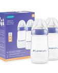 Lansinoh NaturalWave Baby Bottle Set (2 x 240ml): Anti-Colic, BPA-Free, Eases Transition from Breast to Bottle & Prevents Nipple Confusion Lansinoh NaturalWave Bottle: Eases Breast to Bottle Transition baby bottle, Lansinoh bottle, NaturalWave nipple, anti-colic bottle, BPA free bottle, breastfeeding bottle, bottle for breastfed baby, nipple confusion, baby feeding, breast milk storage, baby bottles, feeding supplies, baby feeding bottles, newborn feeding, infant feeding, bottle feeding, Lansinoh, anti-coli
