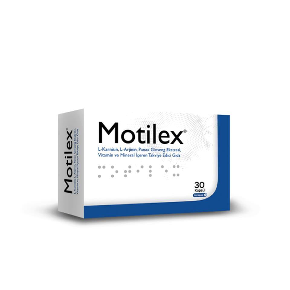 Motilex Dietary Supplement for Energy Support and Immune System - 30 Capsules Motilex Energy & Immune Support Supplement dietary supplement, multivitamin, energy support, antioxidant supplement, immune system support, health and wellness, nutritional supplement, vitamin and mineral supplement, L-Carnitine, L-Arginine, Ginseng, Vitamin C, Vitamin A, Zinc, Selenium, Folic Acid, Coenzyme Q10, Astaxanthin, Grape Seed Extract
