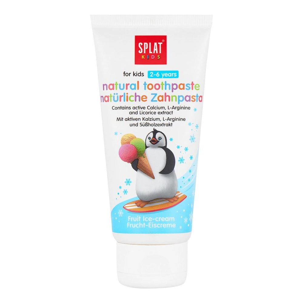 Splat Kids Fruit Ice Cream Toothpaste for Ages 2-6 50 ml