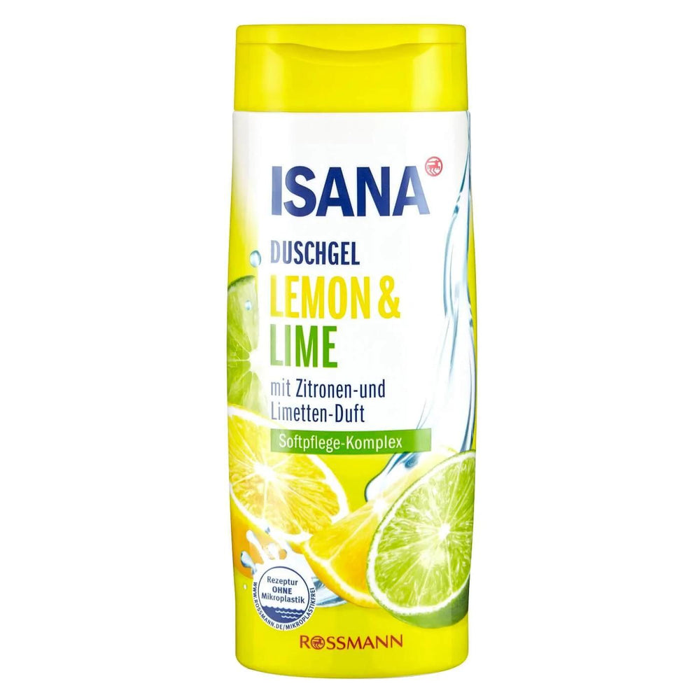 Isana Lemon & Lime Shower Gel Fresh Scent 300 ml