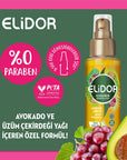 Elidor Avocado & Grape Seed Oil Hair Serum: Shine & Strength - Paraben Free, Lightweight Natural Hair Oil Elidor Avocado Hair Serum: Shine & Strengthen Hair Naturally hair serum, avocado oil hair serum, grape seed oil hair serum, hair shine serum, hair strengthening serum, paraben free hair serum, natural hair oil, hair care products, hair oil for dry hair, hair oil for shine, avocado oil, grape seed oil, lightweight formula, recyclable bottle, paraben-free, adds shine, strengthens hair, dry hair, damaged h