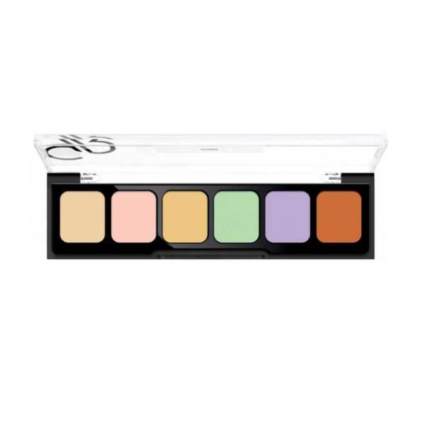 Golden Rose Camouflage Cream Palette - High Coverage Concealer for Flawless Skin, 6 Shades, 2g Each Golden Rose Camouflage Cream Palette - High Coverage Concealer camouflage cream palette, concealer, high coverage makeup, correcting skin imperfections, Golden Rose makeup, makeup, beauty products, cosmetics, flawless skin, skin tone correction, blemish concealer, dark circle concealer, hyperpigmentation correction, professional makeup, daily makeup essentials