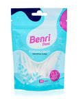 Benri Dent Dental Floss Picks with Toothpicks - 50 Count - Effective Oral Hygiene Tool - Toothpaste