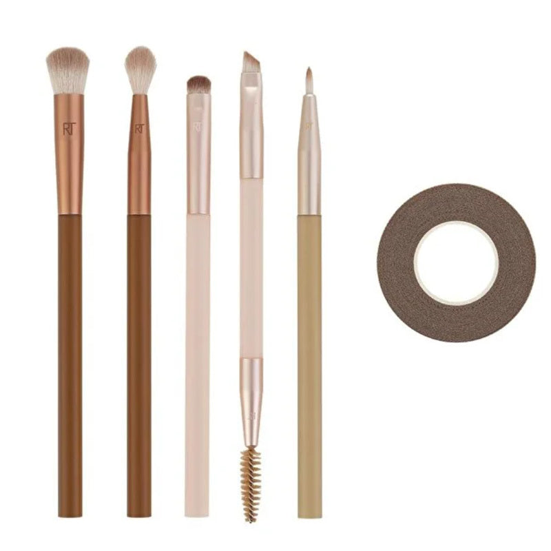 Real Techniques New Nude Daily Swipe Eye Brush Set 7 Pieces