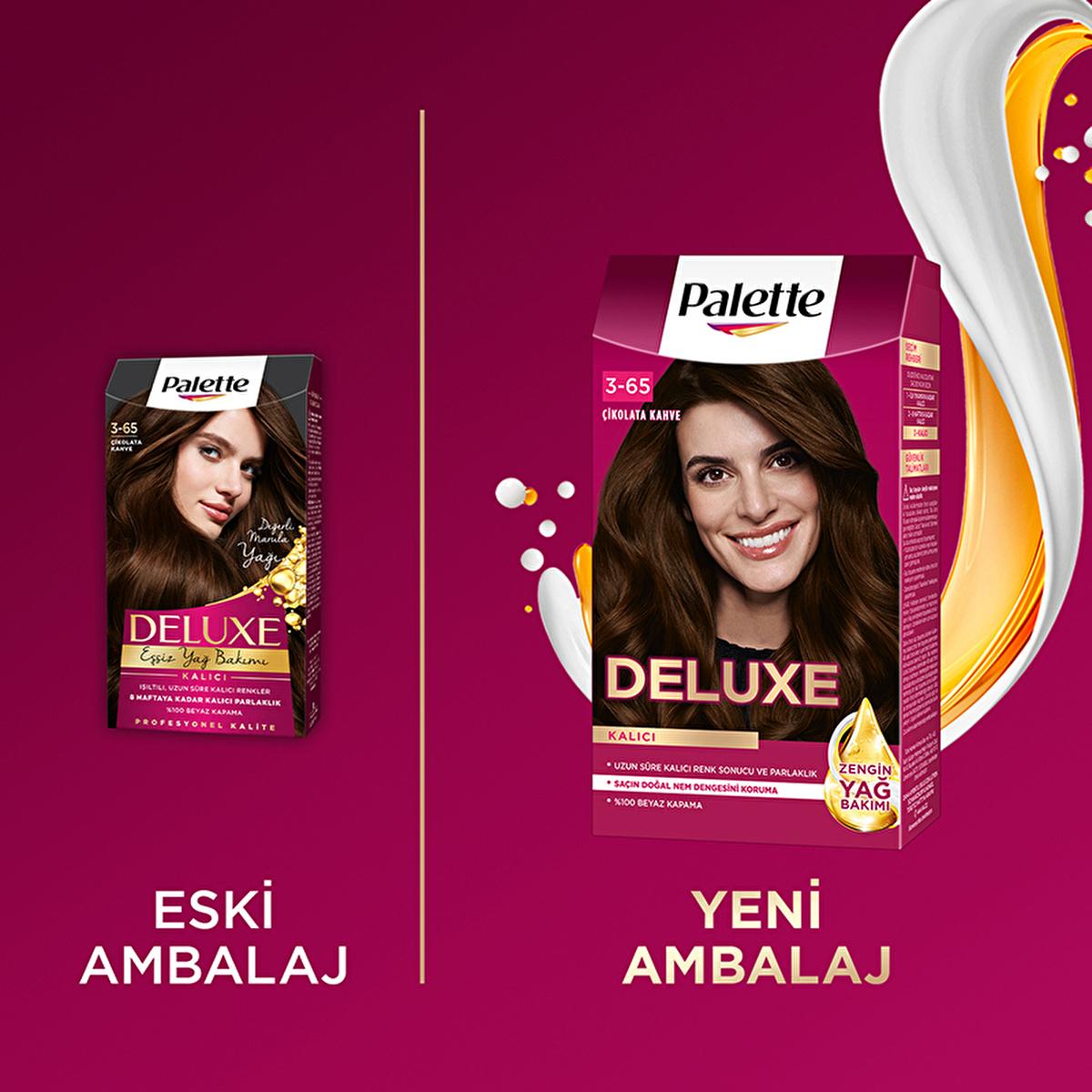 Palette Deluxe Chocolate Brown Hair Dye: Long Lasting, Rich Color & Shine - Permanent Hair Color 3-65 Çikolata Kahve Palette Deluxe Chocolate Hair Dye - Long Lasting Color & Shine hair dye, chocolate brown hair dye, permanent hair color, long lasting hair dye, hair color with shine, Palette Deluxe, 3-65 chocolate kahve, hair dye with oil, rich color hair dye, hair color, chocolate hair color, brown hair color, hair coloring, hair treatment, hair care, hair shine, vibrant hair color, long-lasting color, home