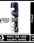 Nivea Men Black & White Invisible Original Deodorant Spray - 72-Hour Anti-Perspirant Protection for Men, Prevents Sweat Stains, Dermatologically Tested Nivea Men 72-Hour Deodorant Spray - Anti-Perspirant Protection Nivea Men Deodorant, Anti-perspirant deodorant spray, 72-hour deodorant protection, Invisible deodorant for men, Black & White Invisible Original Deodorant, Men's grooming, Long-lasting deodorant, Sweat stain prevention, Dermatologically tested deodorant, Men's personal care, Anti-perspirant prot