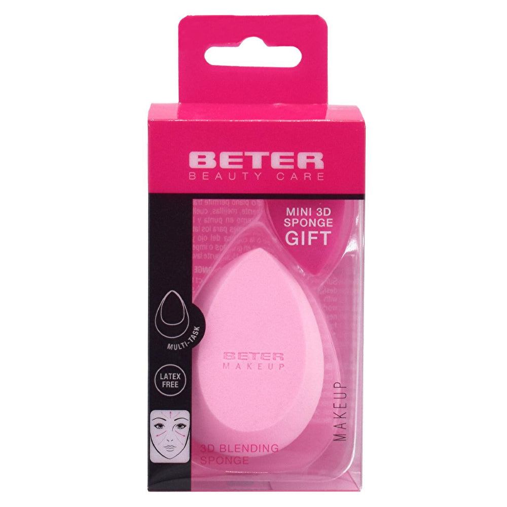 Beter 2-Pack Makeup Sponge Set - Beauty Blender for Flawless Foundation Application - Foundation