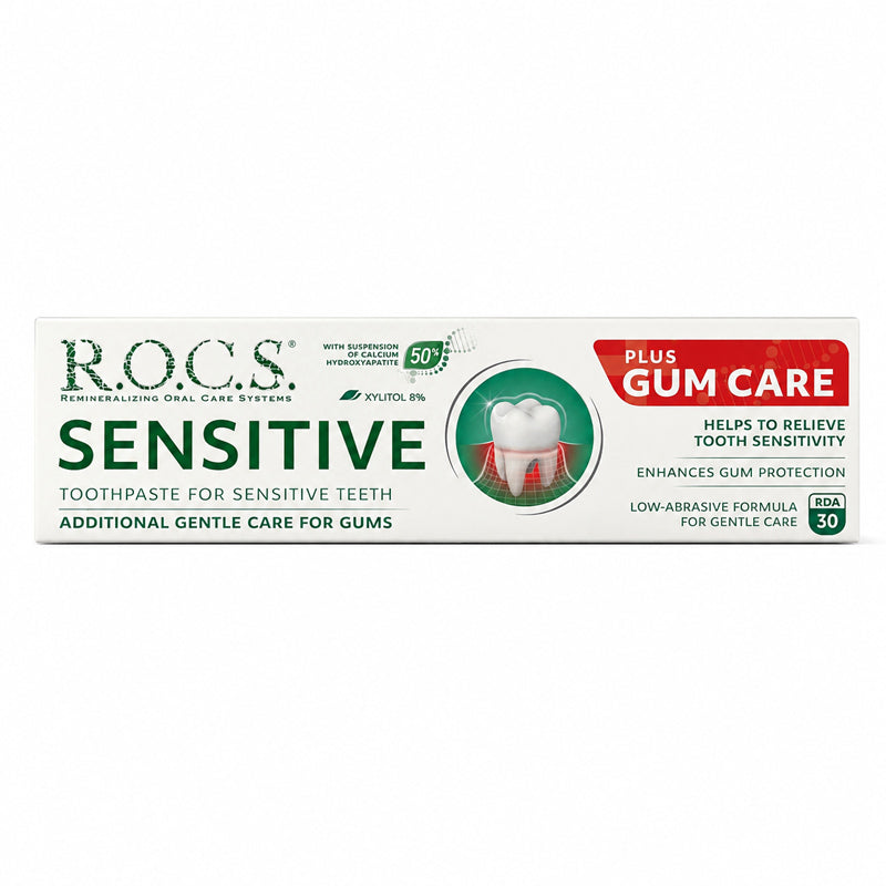 Rocs Sensitive Plus Gum Care Toothpaste 75 ml