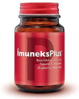 İmuneks Plus - Immune Support Supplement with Beta Glucan & Acerola Cherry - 30 Capsules - Face Serum