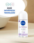 NIVEA Fresh Sensation Deodorant Roll-On for Women - 72-Hour Anti-Perspirant Protection, Long-Lasting Freshness - Deodorant