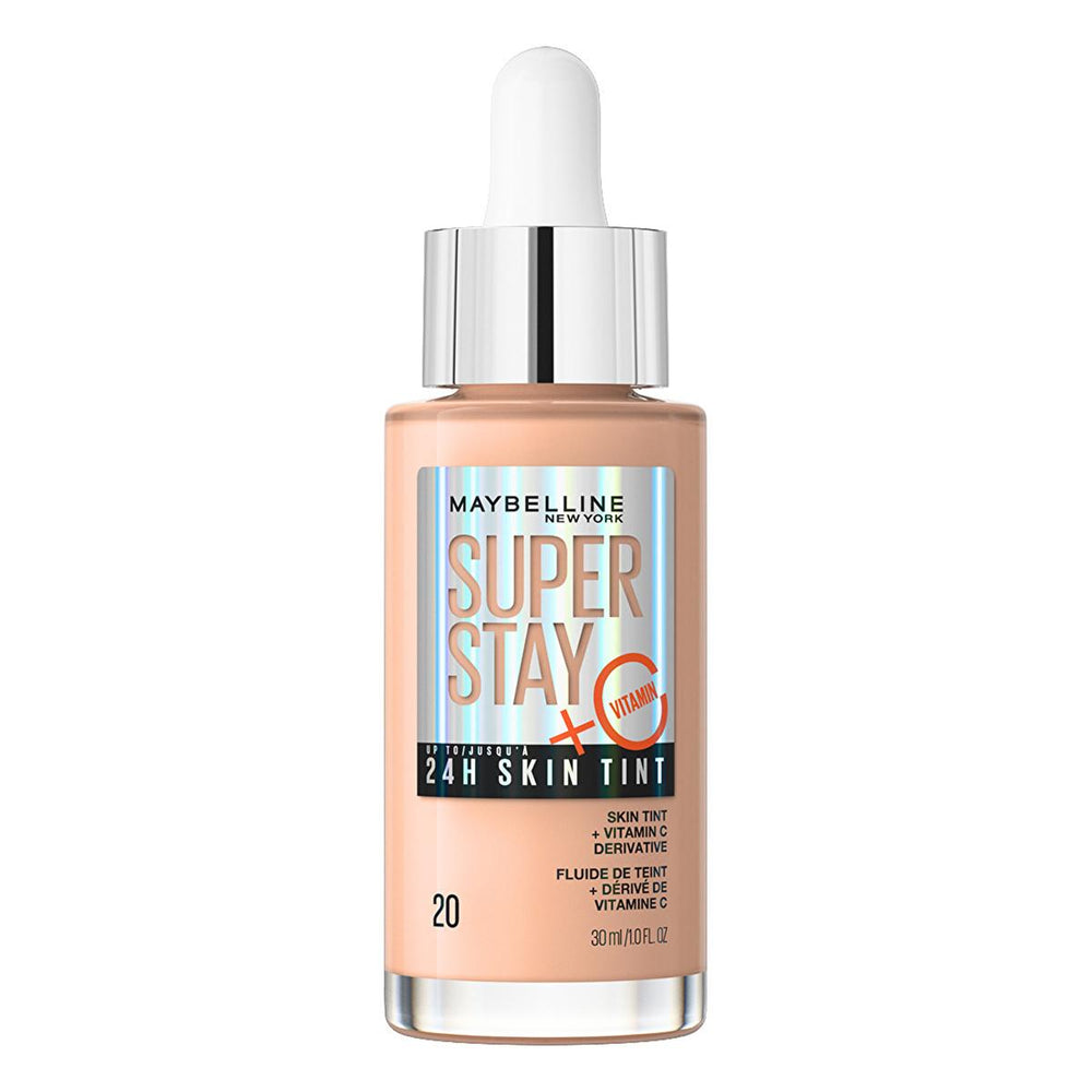 Maybelline Super Stay Skin Tint Foundation: Vitamin C, 24H Wear, Hydrating, Brightening - Natural Finish Skin Tint Maybelline Skin Tint: Vitamin C, Hydrating, 24H Wear skin tint foundation, vitamin C foundation, long-lasting foundation, hydrating foundation, Maybelline skin tint, brightening foundation, natural finish foundation, super stay skin tint, foundation, skin tint, vitamin C, long-lasting, hydrating, brightening, natural finish, makeup, cosmetics, beauty, flawless skin, radiant complexion, comforta