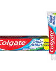 Colgate Triple Action Toothpaste - 4.23 fl oz - Anti-Cavity, Whitening, Fresh Breath Colgate Triple Action Toothpaste - Oral Care Colgate toothpaste, triple action toothpaste, oral hygiene products, anti-cavity toothpaste, whitening toothpaste, fresh breath toothpaste, comprehensive oral care, dental hygiene products, health and personal care