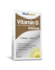 Wellcare Vitamin D3 Intense 1000IU 12ml - Liquid Vitamin D3 Supplement for Bone Health - image 2