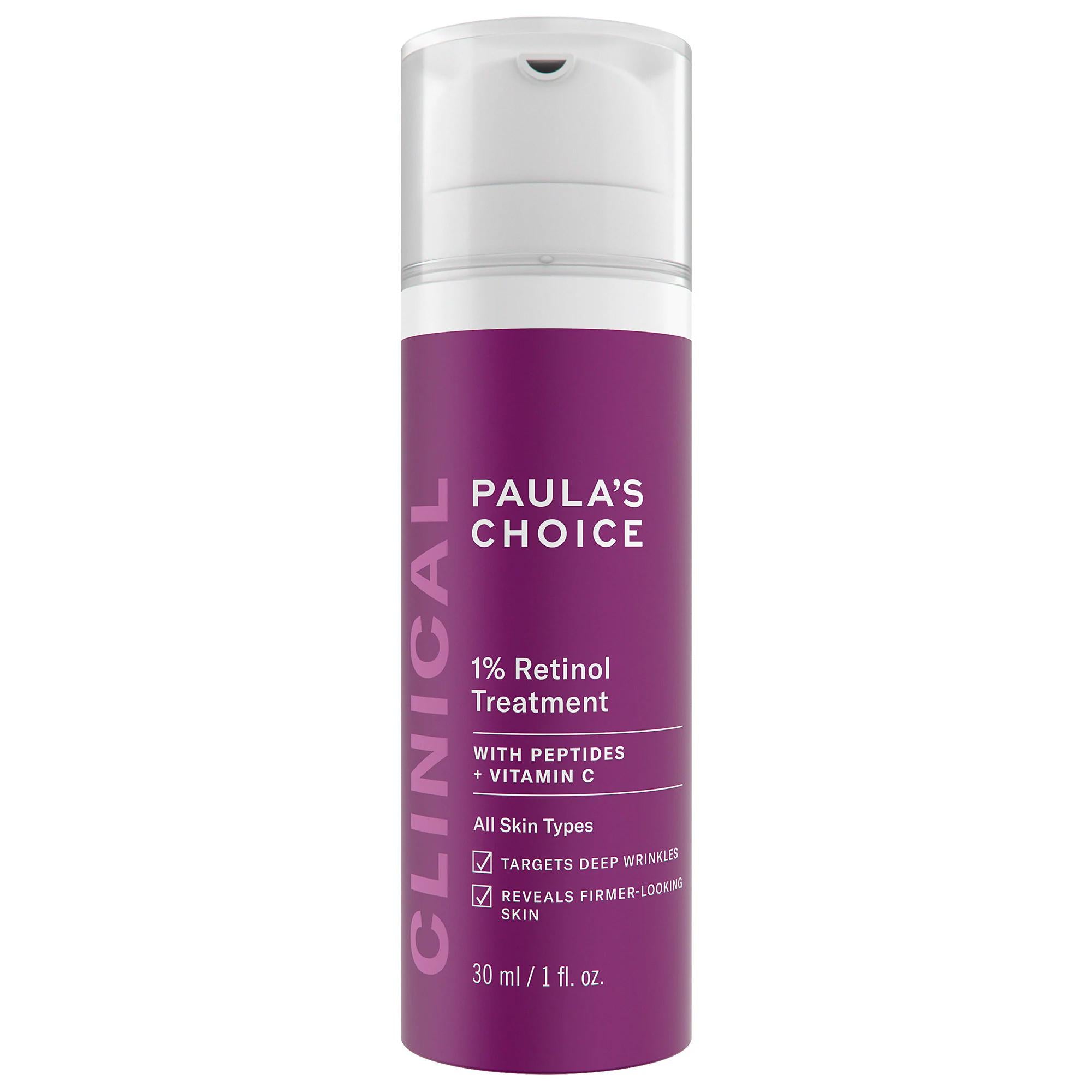 CLINICAL Anti-Aging 1% Retinol Treatment: Wrinkle Reduction, Skin Firming, & Pore Minimizing Cream with Peptides & Vitamin C CLINICAL 1% Retinol Treatment: Anti-Aging, Wrinkle Reduction! anti-aging retinol treatment, 1% retinol cream, wrinkle reduction cream, skin firming treatment, retinol with peptides, vitamin C retinol, fine lines and wrinkles, pore minimizing cream, cruelty free retinol, retinol for sensitive skin, anti-aging, retinol treatment, wrinkle reduction, skin firming, pore minimizing, peptide