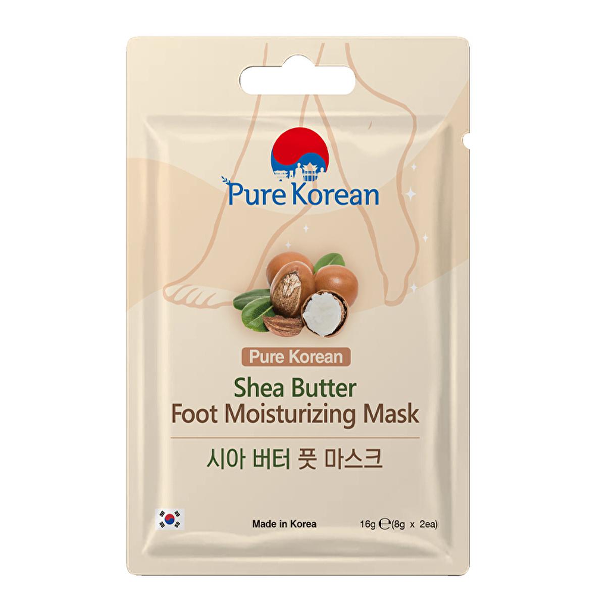 Pure Korean Shea Butter Foot Mask - Intense Moisturizing, Repairs Dry & Cracked Heels, Rosemary Lavender Foot Care Pure Korean Shea Butter Foot Mask - Moisturize & Repair foot mask, moisturizing foot mask, shea butter foot mask, dry feet treatment, cracked heel repair, korean foot mask, ayak bakim maskesi, foot moisturizing mask, rosemary lavender foot mask, foot care, footcare, shea butter, rosemary extract, lavender extract, moisturizing, easy to use mask, sock type mask, dry skin, cracked skin, foot trea