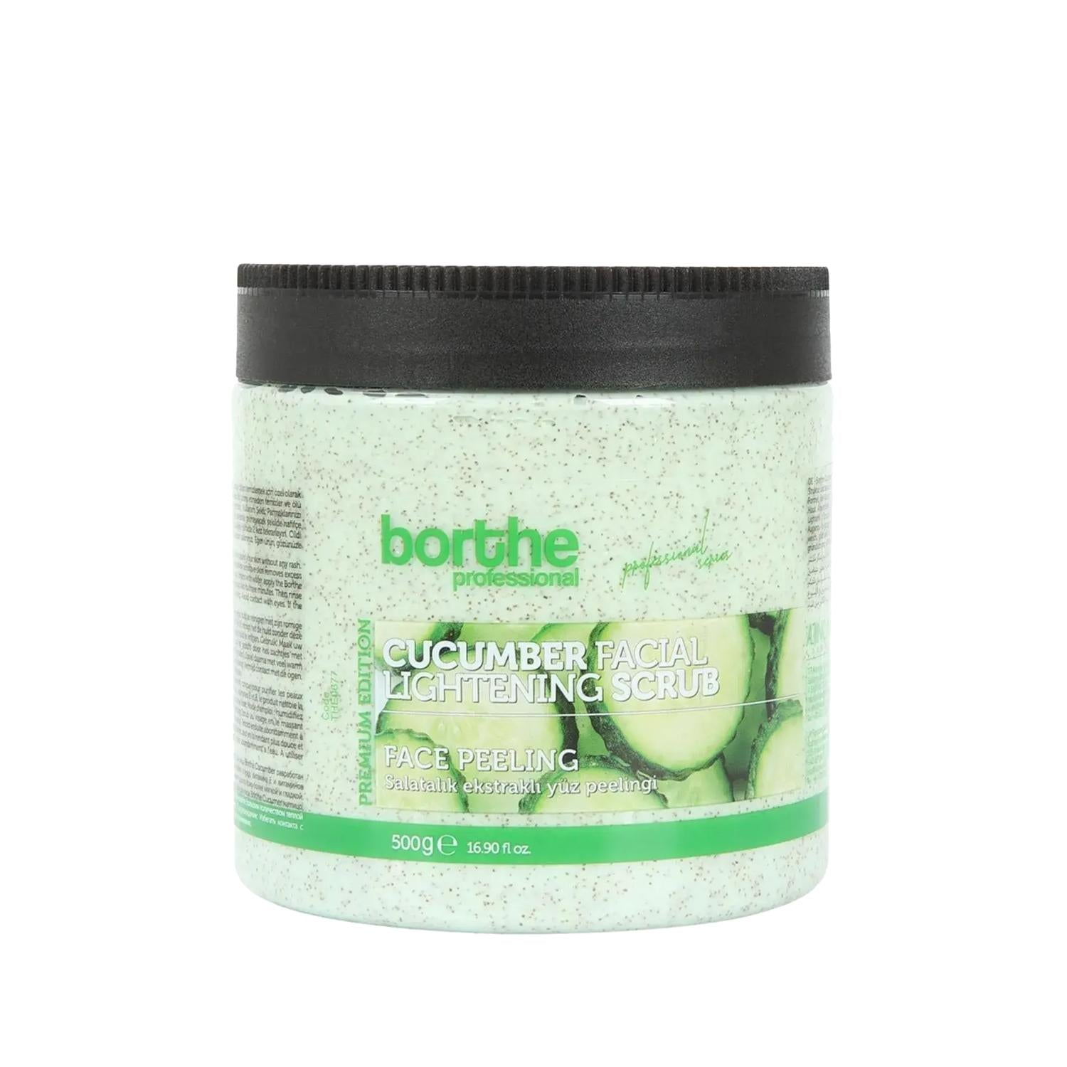 Borthe Professional Cucumber Face Scrub - 500g Soothing Exfoliant for Sensitive Skin, Natural Skincare Borthe Cucumber Face Scrub - Soothing Skincare Face scrub, Cucumber face scrub, Borthe face scrub, Professional skincare, Natural face exfoliant, Skincare for sensitive skin, Soothing face scrub, Hydrating skincare, Exfoliating scrub, Natural skincare products, Skincare routine, Cucumber skincare benefits