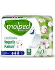 Molped Ultra Pure & Soft Night Sanitary Pads 6-Pack