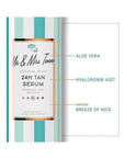 Mr-Mrs Tannie Self-Tanning Serum - 24 Hour Bronzing Effect, Moisturizing Skincare with Hyaluronic Acid & Aloe Vera - view 2