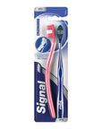 Signal Ergonomic Manual Toothbrush for Effective Oral Hygiene - Comfortable Brushing Experience - 1+1 Offer Signal Ergonomic Toothbrush for Comfortable Oral Hygiene manual toothbrush, ergonomic toothbrush, effective oral hygiene, comfortable brushing experience, thorough cleaning toothbrush, oral care, dental hygiene, toothbrush, Signal, 1+1 offer, oral hygiene tools, comfort grip toothbrush, plaque removal, fluoridated toothpaste