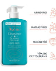 Avene Cleanance Cleansing Gel - 400ml Face & Body Wash for Oily, Acne-Prone Skin - view 2