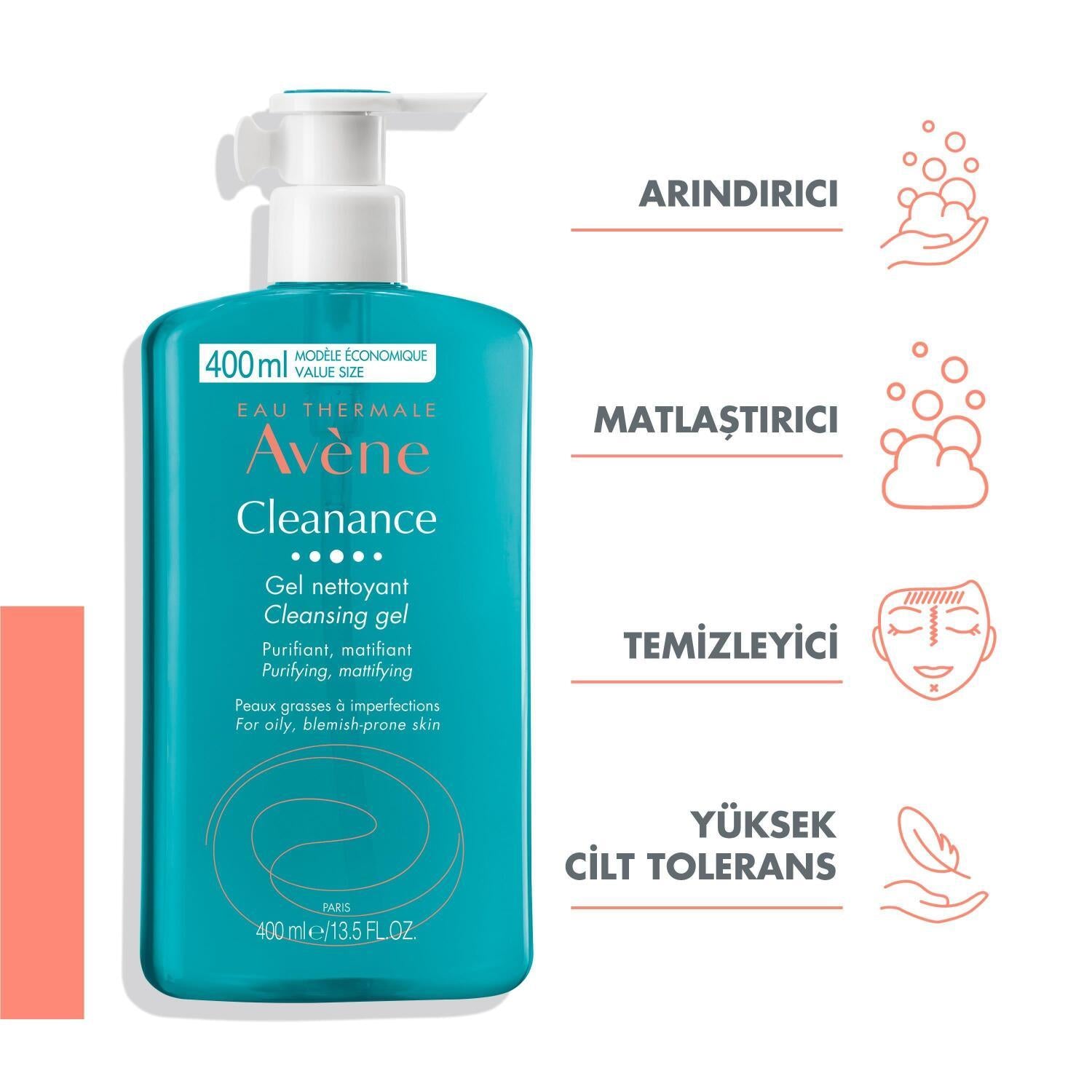 Avene Cleanance Cleansing Gel - 400ml Face & Body Wash for Oily, Acne-Prone Skin Avene Cleanance Cleansing Gel for Oily Skin acne cleansing gel, oily skin care, face and body wash, matte finish cleanser, non-drying cleanser, Avene Cleanance, skincare for oily skin, gentle cleansing, acne-prone skin solutions, facial cleanser, body wash, dermatologically tested, sulfate-free, fragrance-free, skincare routine, daily cleanser