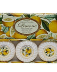 Saponificio Artigianale Fiorentino Lemon Soap Set 3 x 100g