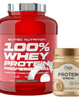 Scitec Whey Professional Whey Protein 920 Gr + Clean Powders Protein Spread Hazelnut Cream Combination