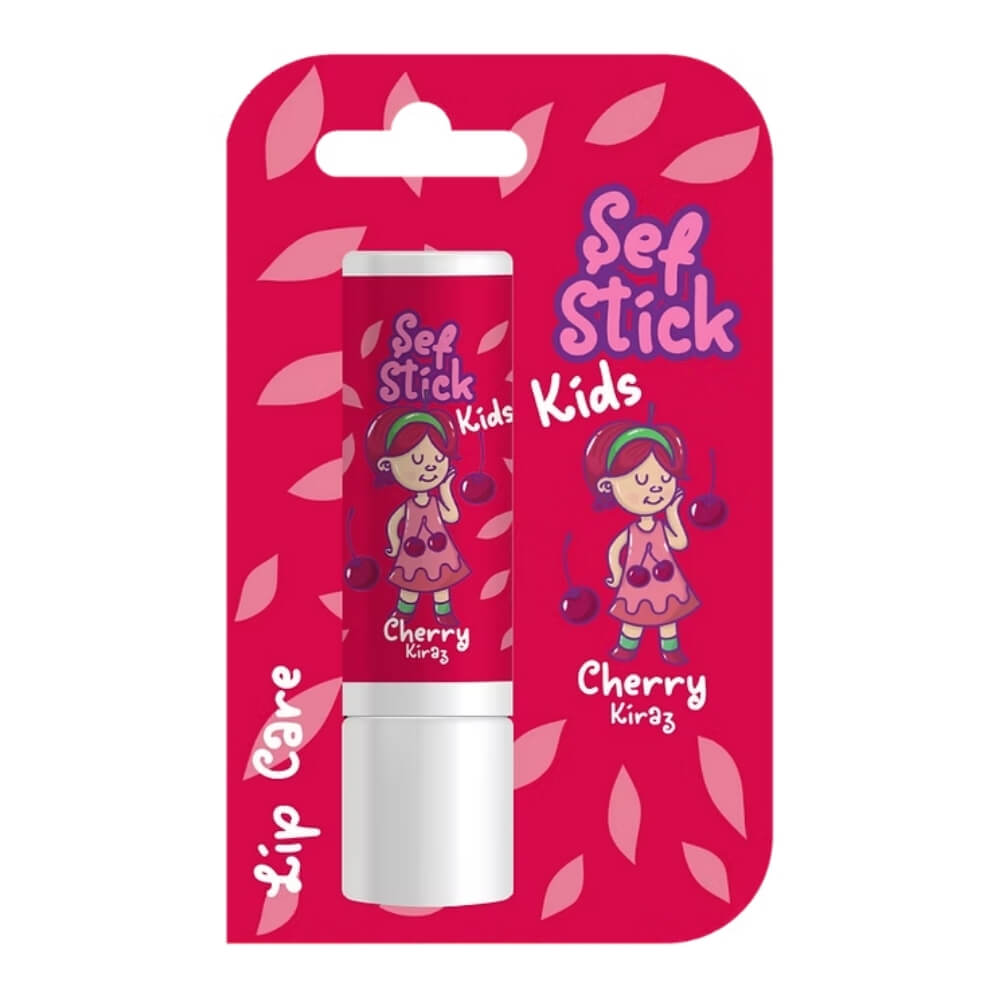 Sef Stick Kids Cherry Lip Balm for Dry Lips 5.2g