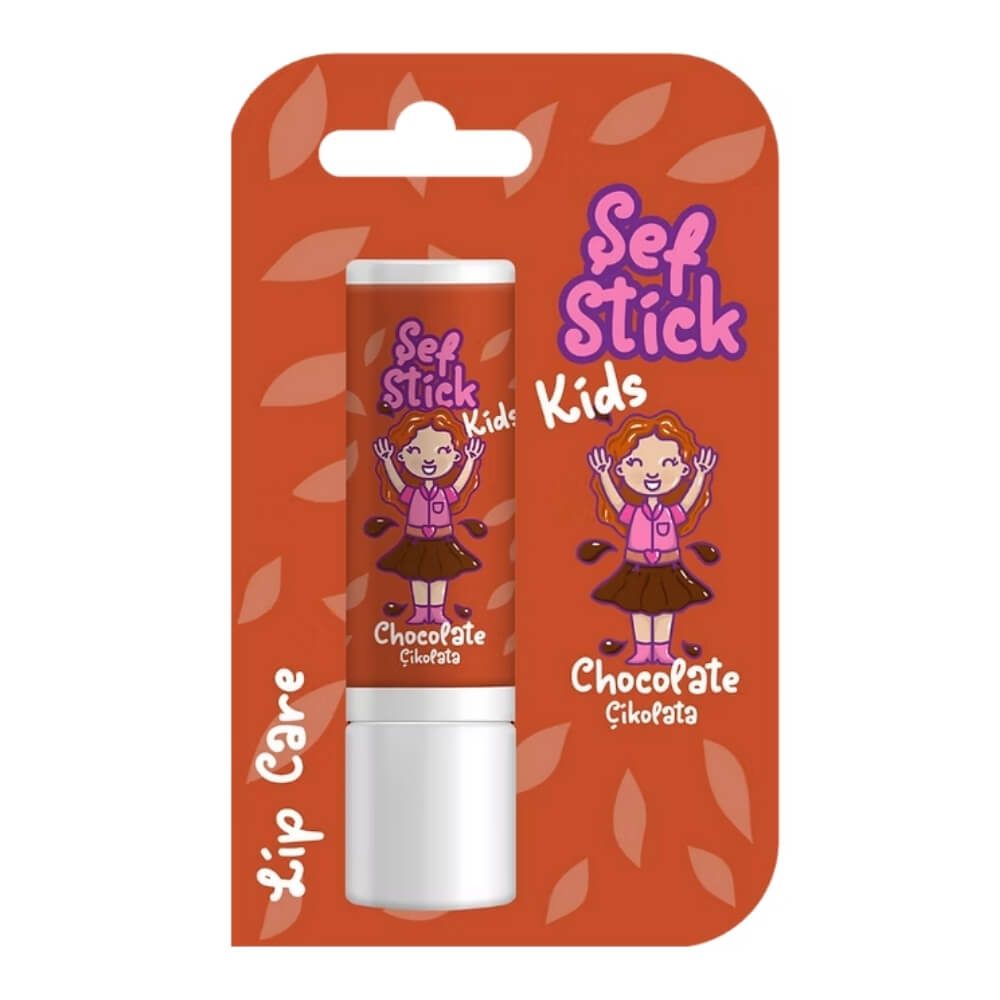 Sef Stick Kids Chocolate Lip Balm for Dry Lips 5.2g