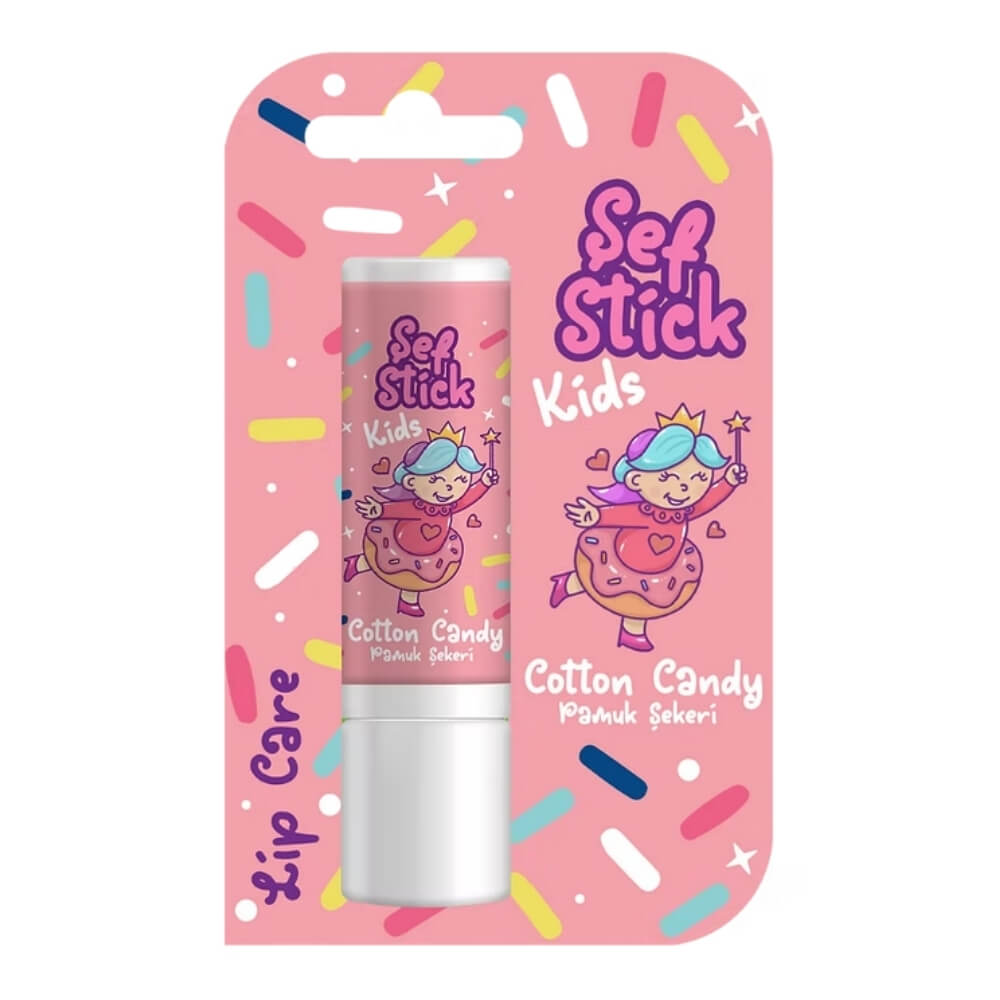 Sef Stick Kids Cotton Candy Lip Balm for Dry Lips 5.2g