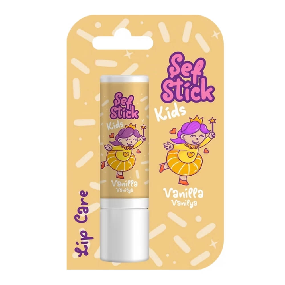 Sef Stick Kids Vanilla Lip Balm for Gentle Hydration 4.8g