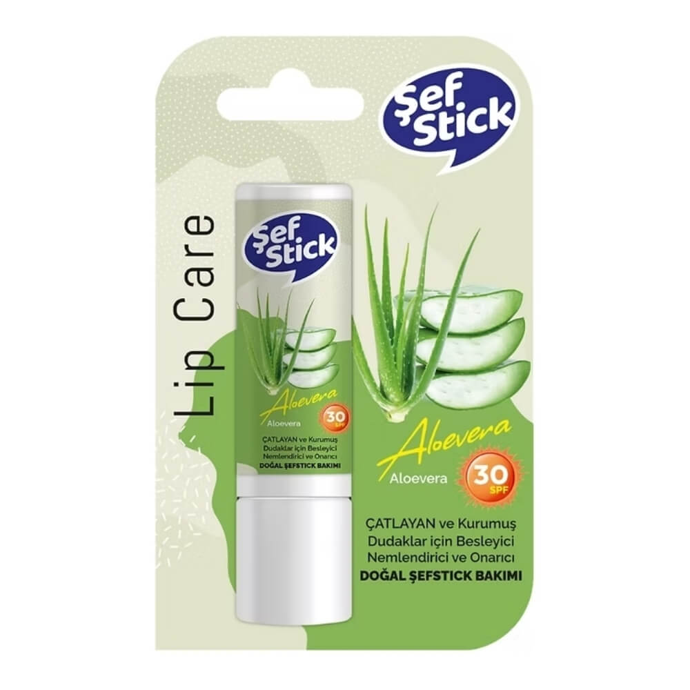 Sef Stick Aloe Vera SPF30 Lip Balm for Dry Lips 5.2g