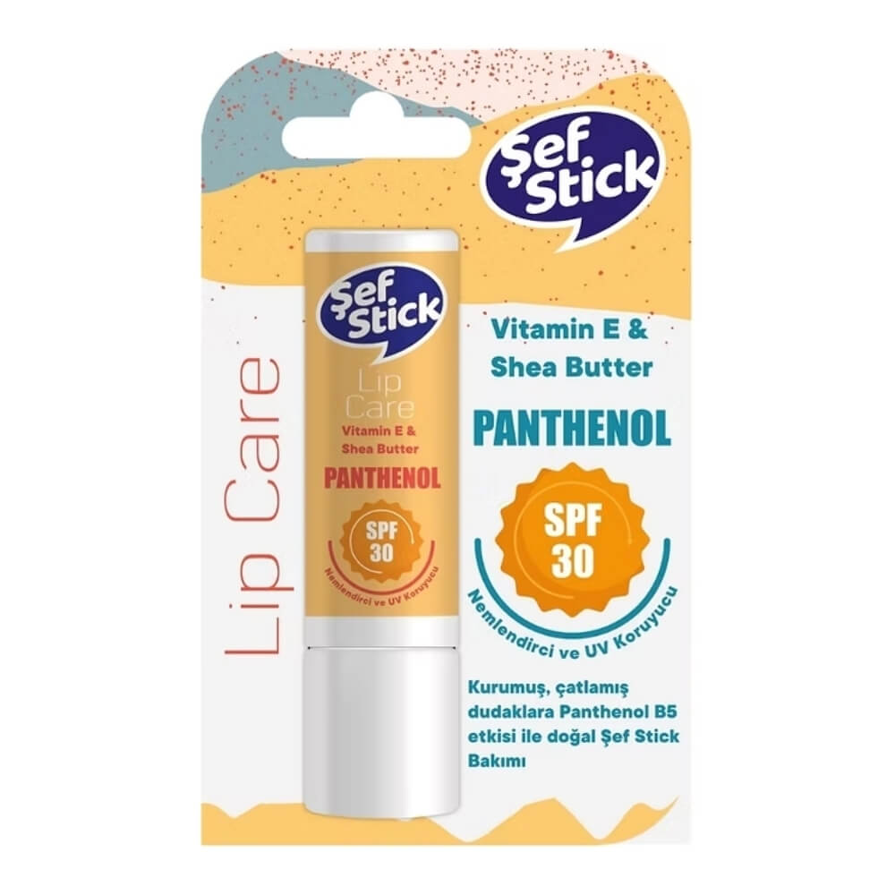 Sef Stick Panthenol Lip Balm SPF30 with Sun Protection 4.8g