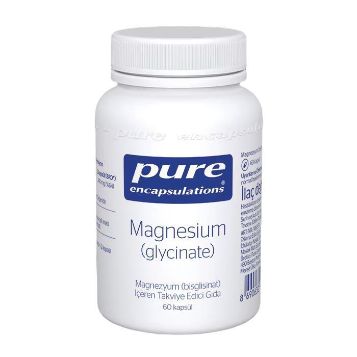 pure encapsulations magnesium glycinate supplement bottle, 60 capsules of magnesium glycinate Pure Encapsulations Magnesium Glycinate - 60 Capsules Pure Encapsulations Magnesium Glycinate - 60 Capsules pure-encapsulations, magnesium-glycinate, mineral-supplement, athlete-nutrition, health-conscious, wellness, muscle-support, energy-production, bioavailable, ai-generated