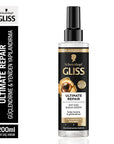 Gliss Ultimate Repair: Keratin Hair Repair Treatment & Heat Protectant Spray for Damaged, Dry Hair - Detangler & Split End Repair Gliss Ultimate Repair: Hair Repair, Heat Protectant | Radiant Hair hair repair treatment, damaged hair serum, heat protectant spray, hair detangler, keratin hair treatment, black pearl hair essence, dry hair repair, split end repair, hair treatment, damaged hair, dry hair, heat protection, detangling, keratin, black pearl, shine, radiance, hair care, hair health, hair styling, wo