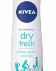 Nivea Dry Fresh Women's Deodorant Spray - 48-Hour Odor Protection, Long Lasting Dry & Fresh Feeling - 5.07 fl oz Nivea Dry Fresh Deodorant - 48 Hour Odor Protection Nivea deodorant, women's deodorant, spray deodorant, 48-hour deodorant, dry deodorant, fresh deodorant, long lasting deodorant, women's hygiene, odor protection, body odor control, deodorant spray, women's spray, body odor, sweat protection, hygiene, personal care, women's care, daily hygiene, freshness, confidence, moisturizing, skin care, dry