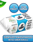 Solo Silen White Soap Scented Surface Wipes 100 Count