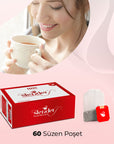 HHS Slender Herbal Tea 60 Tea Bags | Refreshing Daily Herbal Blend | Rosemary, Mate & Green Tea