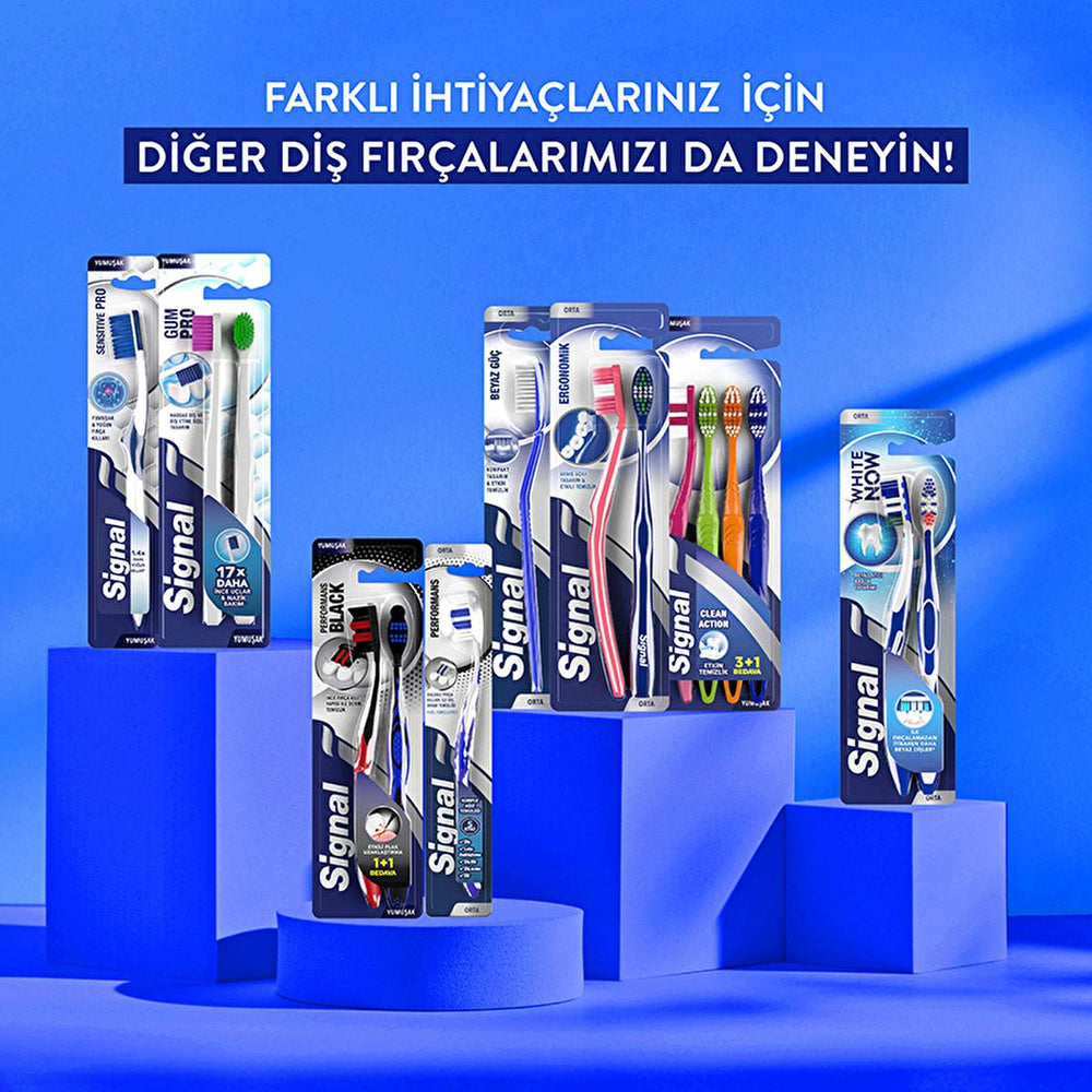 Signal Sensitive Pro Manual Toothbrush for Sensitive Teeth & Gums - Soft Bristle, Gentle Oral Care - view 6