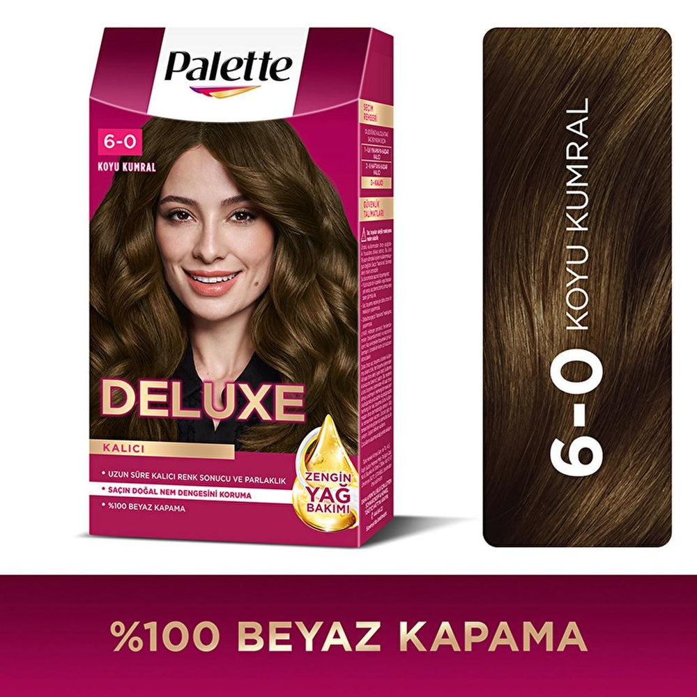 Palette Deluxe Permanent Hair Color 6-0 Dark Blonde