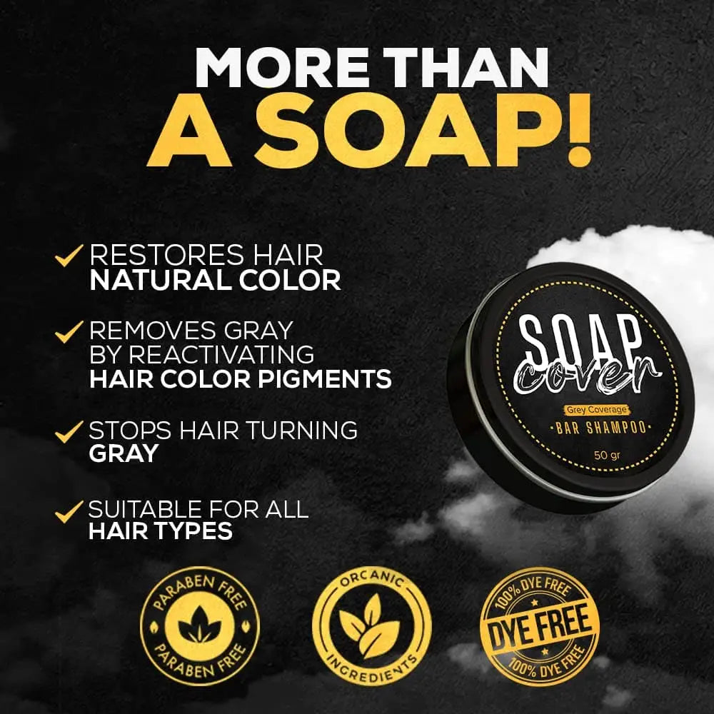 Soap Cover Gray Hair