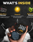 Hair Darkening soap for grey hair