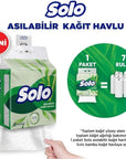Solo Hangable Paper Towel High Absorbency Roll 1=7