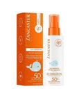 Lancaster Sun Sensitive Milky Spray For Kids SPF50 - Water-Resistant, Fragrance-Free Sunscreen Spray for Children Lancaster Kids SPF50 Sunscreen Spray - Water-Resistant & Fragrance-Free kids sunscreen spray, SPF50 sunscreen, sensitive skin sun protection, water-resistant sunscreen, fragrance-free sun care, sun protection for children, milky spray sunscreen, gentle sunscreen for kids, non-greasy sunscreen, Lancaster sunscreen