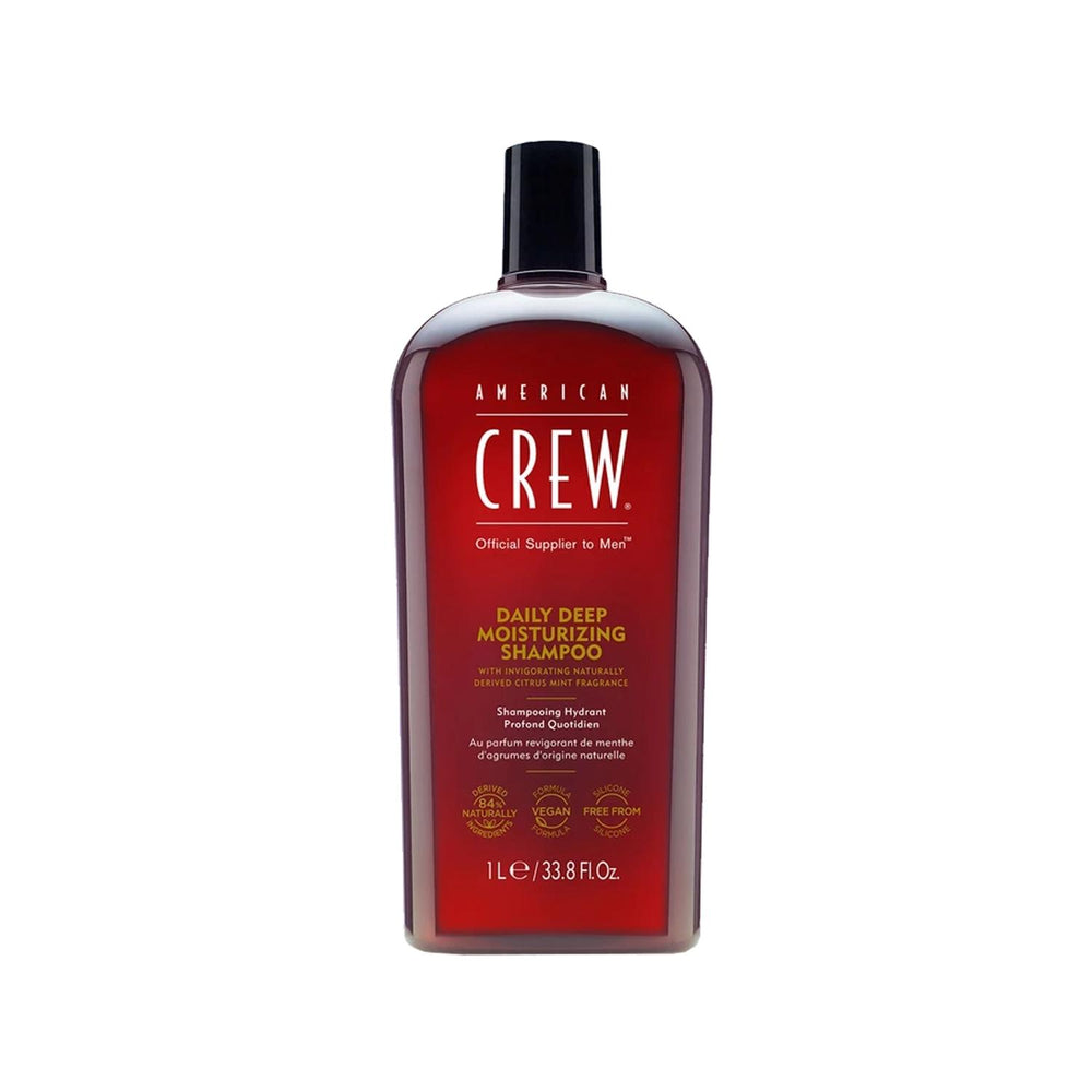 American Crew Moisturizing Shampoo - 1000ml Daily Hydrating Hair Care for Dry Damaged Hair, Men & Women American Crew Moisturizing Shampoo - Daily Hydration moisturizing shampoo, daily shampoo, American Crew shampoo, large volume shampoo, hydrating hair care, hair care products for men, hair moisturizer, daily hair care, dry hair solution, damaged hair repair, American Crew hair care