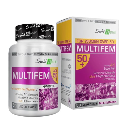 Water Vitamin Multifem 50+ Multivitamin 50 Capsules